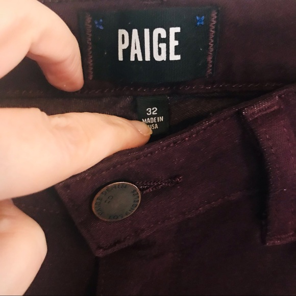 PAIGE | Soft Stretch | 32 | Dark Maroon - Picture 3 of 11